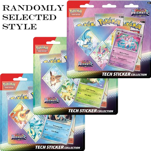 Prismatic Evolution Tech Sticker Collection