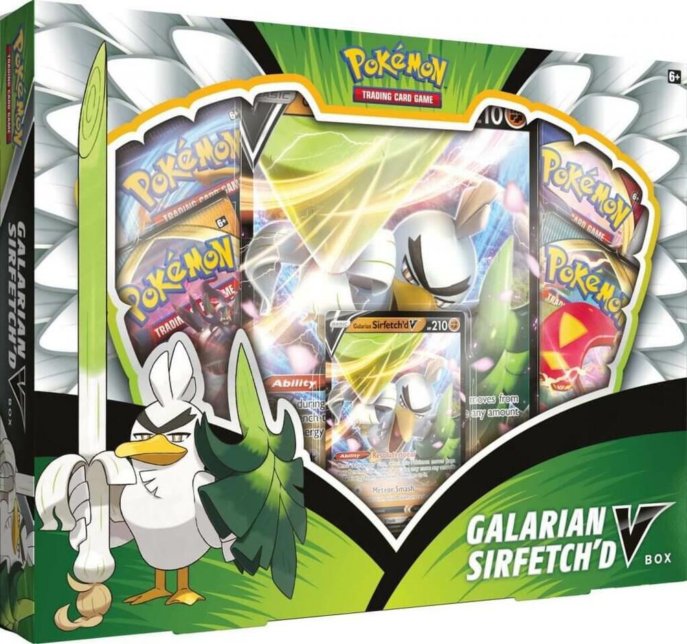 Pokémon TCG: Galarian Sirfetch'd V Box (XY Evo Version)