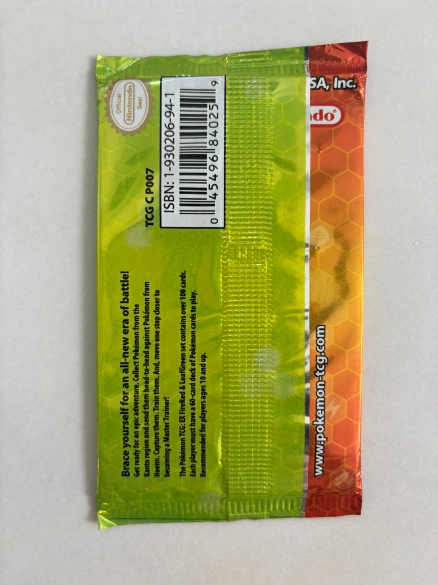 Pokemon EX Fire Red and Leaf Green Booster Pack