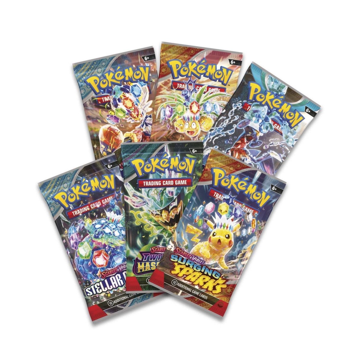 Pokemon Scarlet Violet Era 6 Pack Sampler
