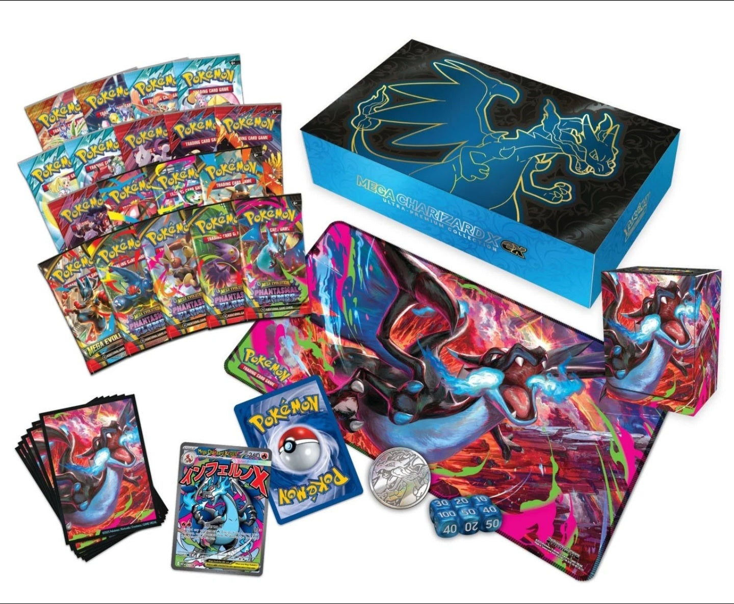 Pokémon Mega Charizard X Ex Ultra Premium Collection