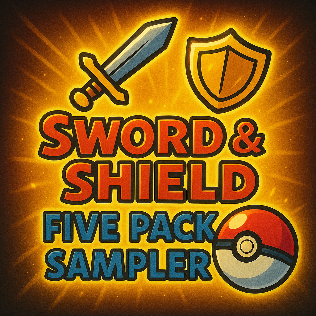 Pokemon 5 pack Sword and Shield Sampler