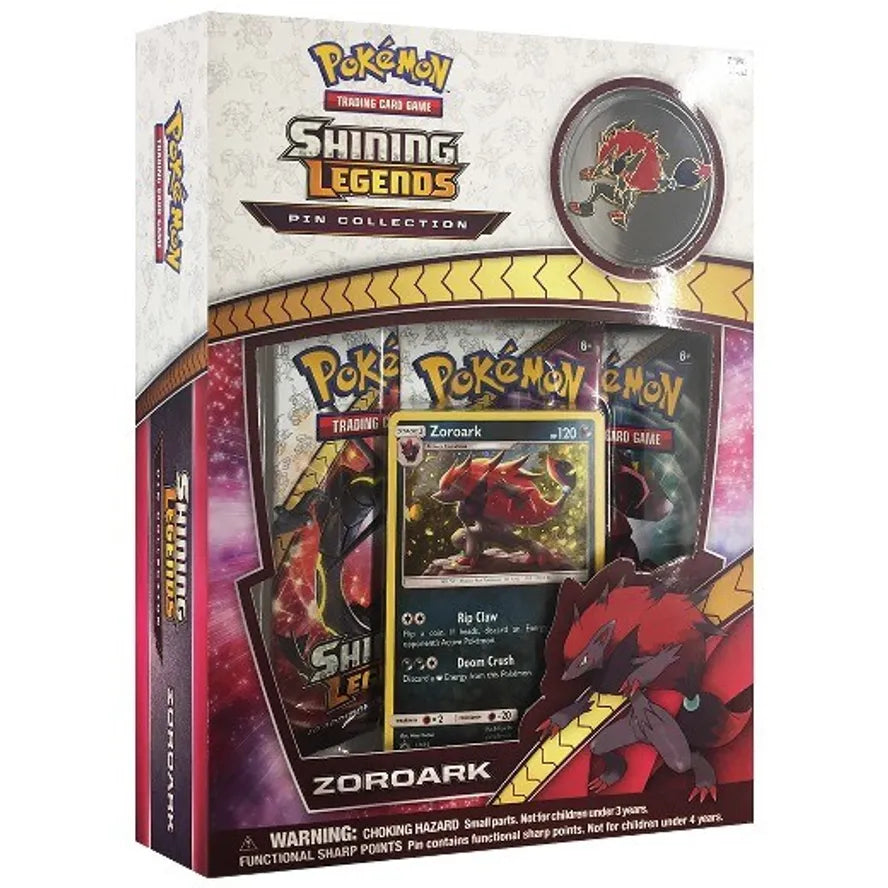 Shining Legends Zoroark Pin Collection