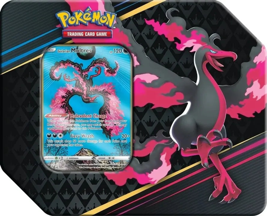 Pokemon Crown Zenith Galarian Birds Tins