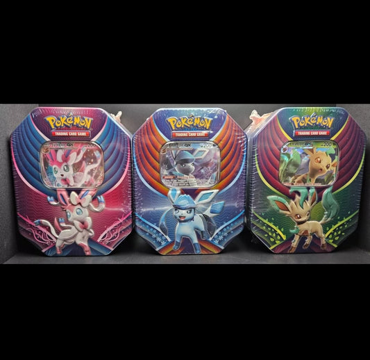 Eeveelution Tins (SET OF 3) 2018