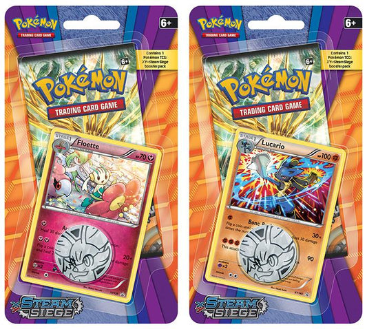Steam Siege Checklane Blister (Floette OR Lucario)