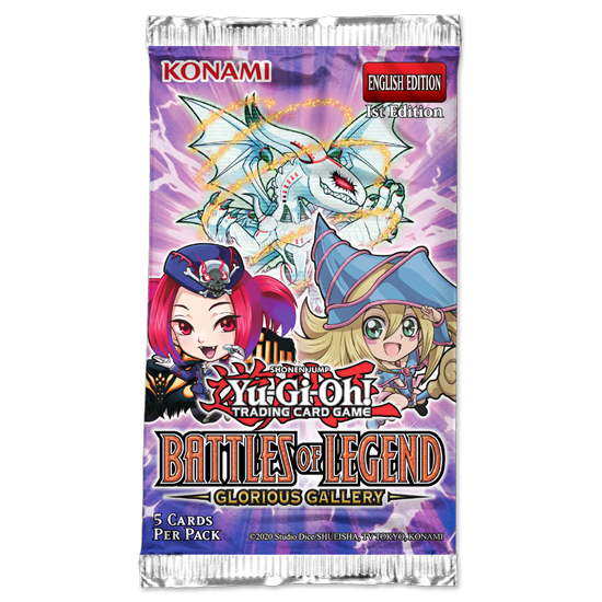 Yu-Gi-Oh Battles of Legend: Glorious Gallery Booster Pack [1st Edition]