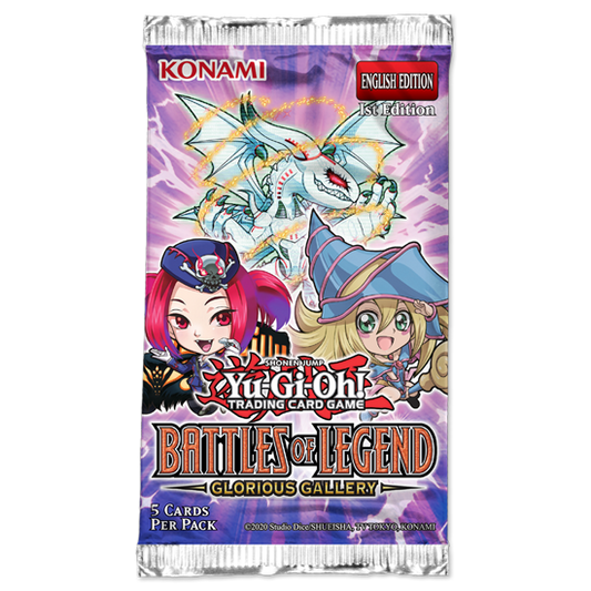 Yu-Gi-Oh Battles of Legend: Glorious Gallery Booster Pack [1st Edition]