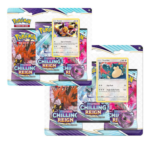 (1) Chilling Reign 3 Pack Blister