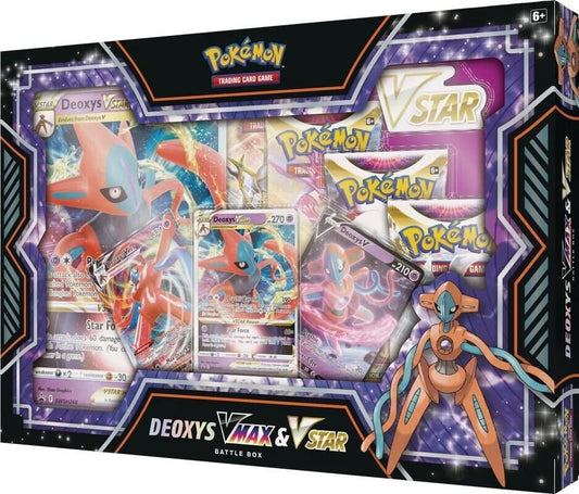Pokemon Deoxys Vmax & Vstar Battle Box