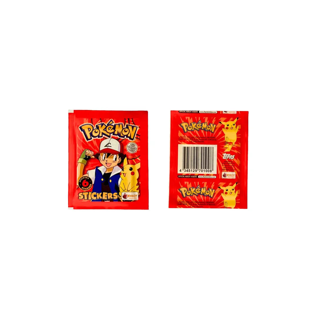 Pokemon Topps Merlin 1999 Sticker Pack (1)