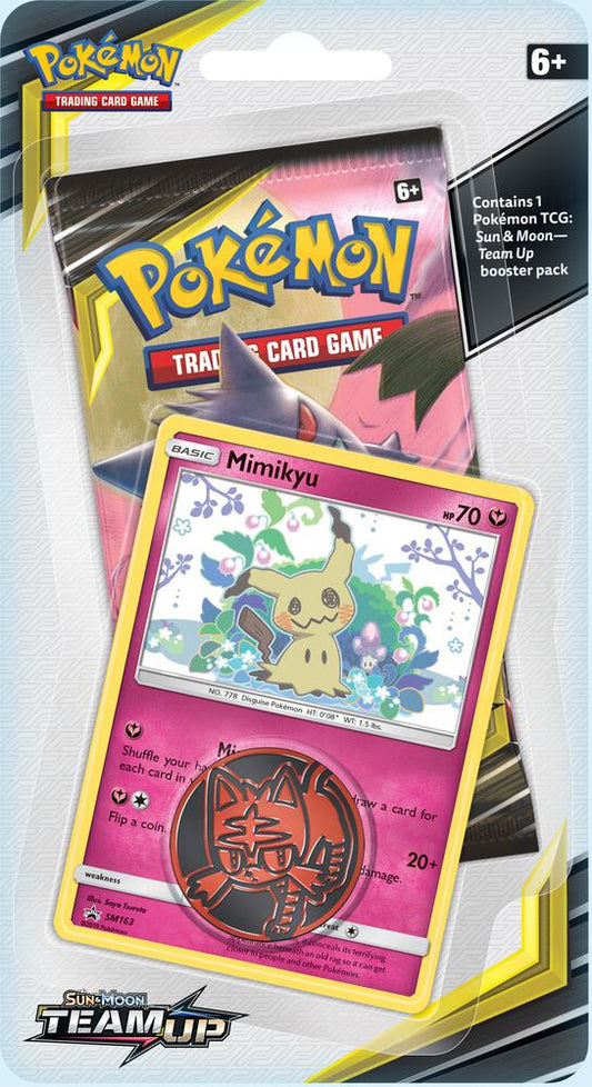 Pokemon TCG Sun and MoonTeam Up Mimikyu Blister