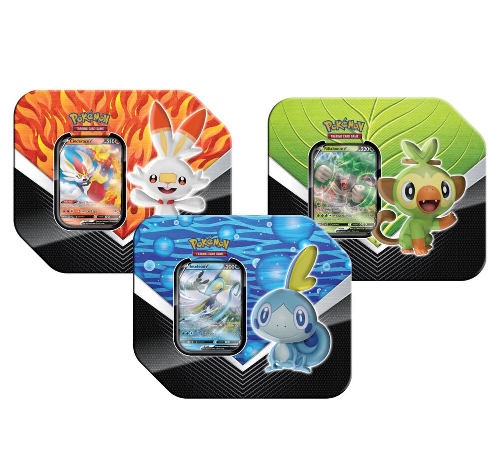 Pokemon Galar Partner Tins SET OF 3