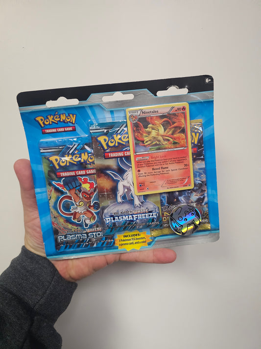 Pokemon Plasma Freeze, Plasma Storm, Next Destinies 3 Pack Blister (RARE)