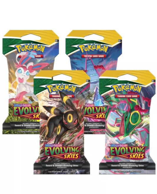 Sleeved Evolving Skies Art Set (4 packs)
