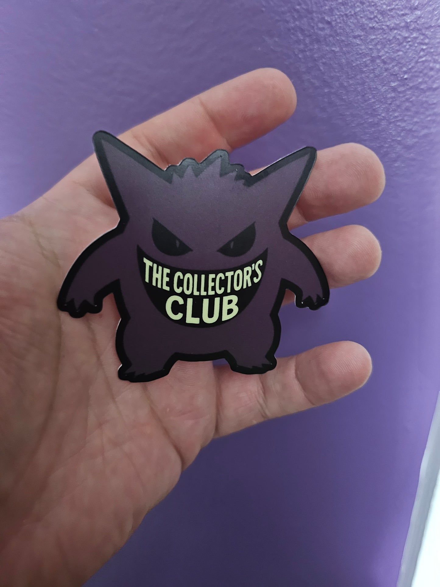 Limited Edition Collector's Club X Gengar GITD Sticker