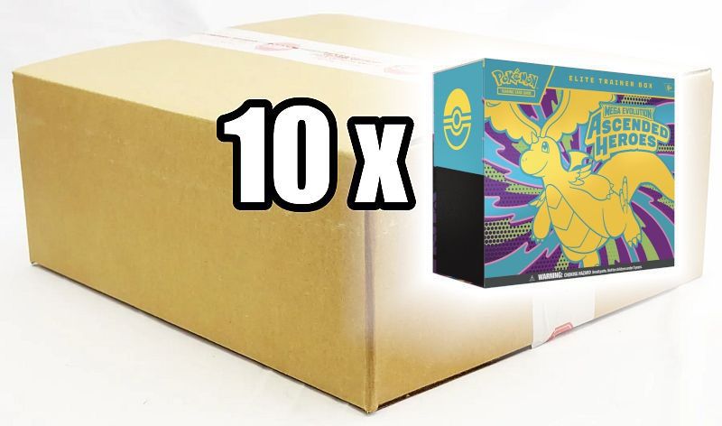 Pokemon Ascended Heroes Elite Trainer Box Case