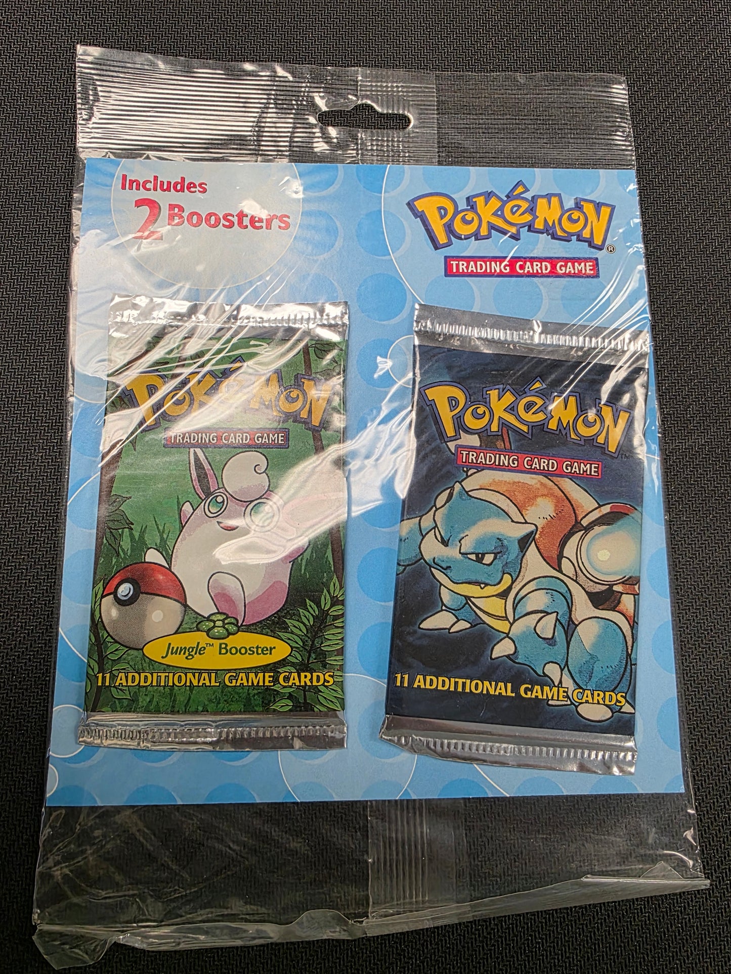 Pokemon Base Set and Jungle Booster Pack Double Blister