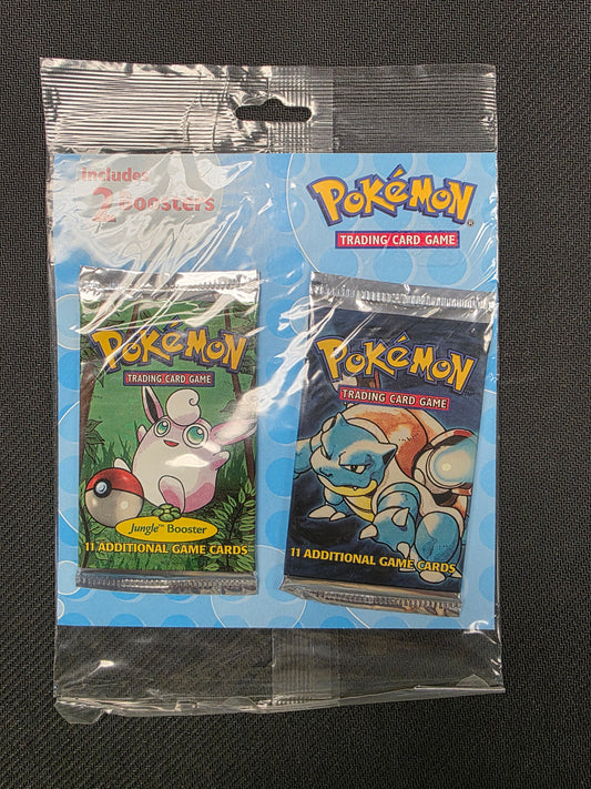 Pokemon Base Set and Jungle Booster Pack Double Blister