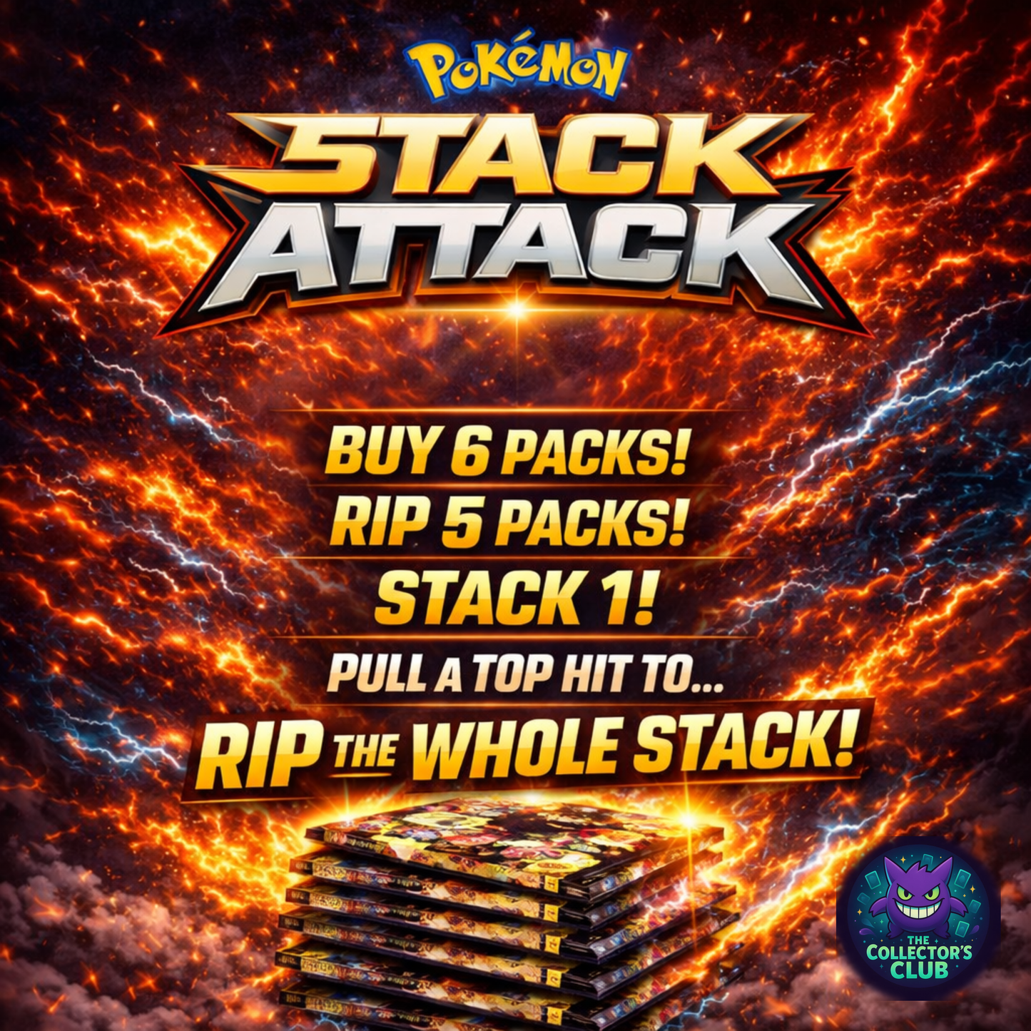 Pokémon Master Ball Challenge Stack Attack- The Collector's Club