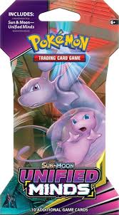 Pokemon Sleeved Unified Minds Booster Pack (Mewtwo/Mew)