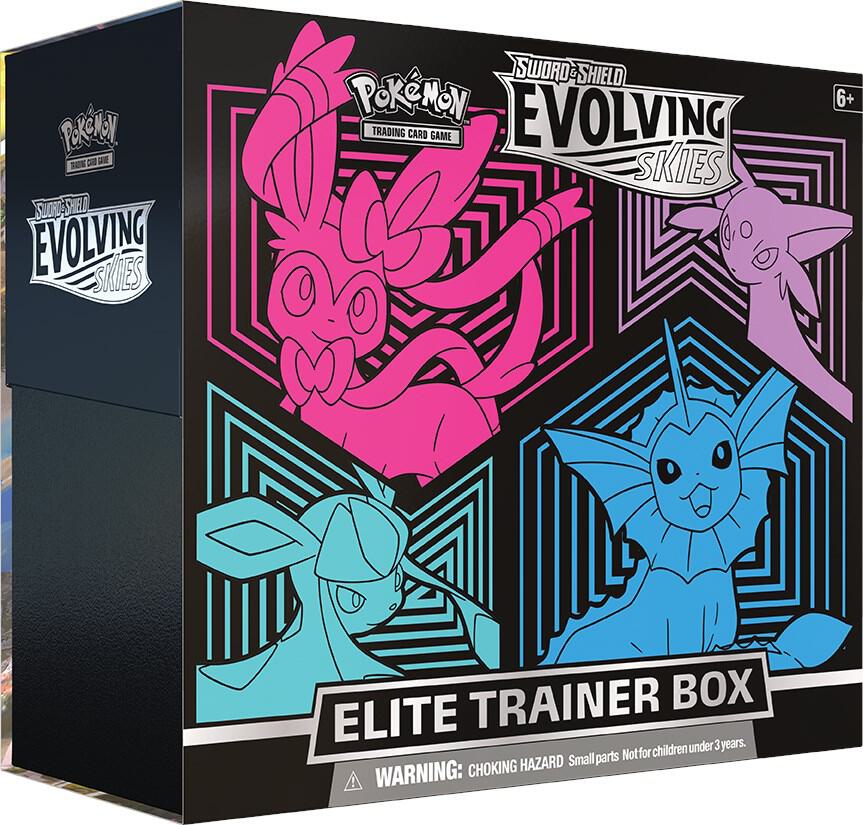 Evolving Skies Elite Trainer Box (Vaporeon)