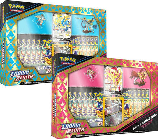Crown Zenith Premium Figure Collections- SET OF 2 [Shiny Zacian/Shiny Zamazenta] - Crown Zenith (CRZ)
