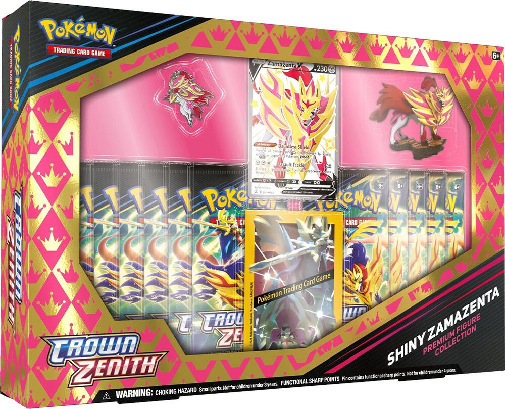 Crown Zenith Premium Figure Collections- SET OF 2 [Shiny Zacian/Shiny Zamazenta] - Crown Zenith (CRZ)