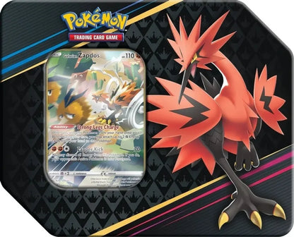 Pokemon Crown Zenith Galarian Birds Tins